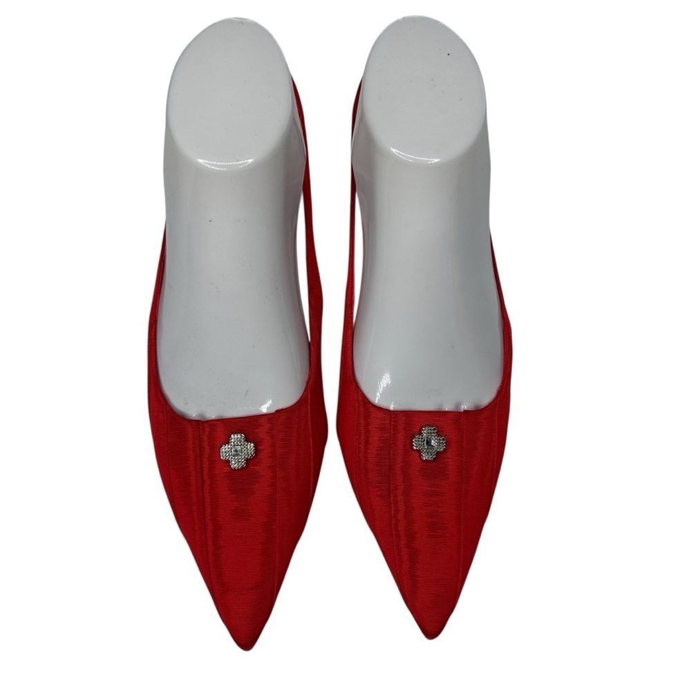 Larroude Maxine Pump In Red   Sz: 7 - Picture 5 of 13